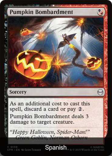 Pumpkin Bombardment [Spanish]