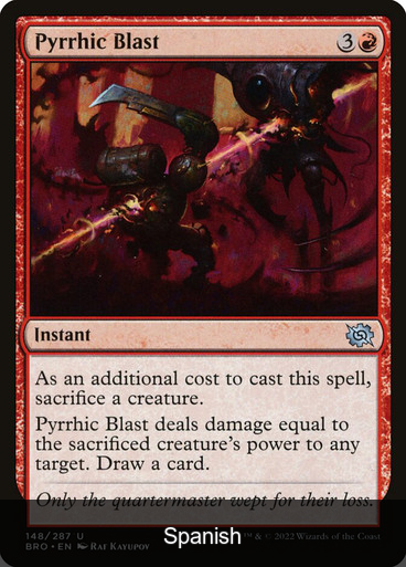 Pyrrhic Blast [Spanish]