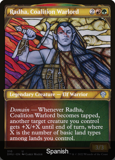 Radha, Coalition Warlord (Showcase) [Spanish]