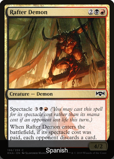 Rafter Demon [Spanish]