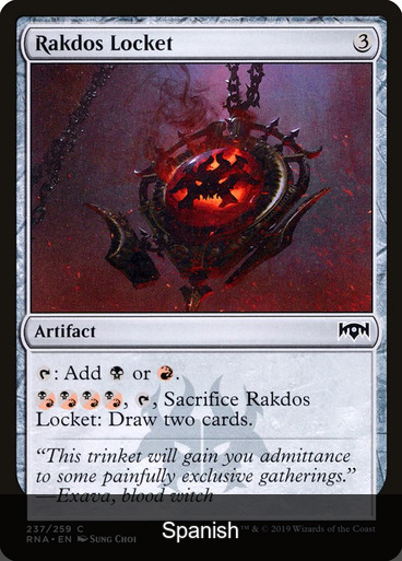 Rakdos Locket [Spanish]
