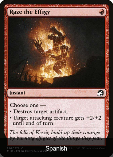 Raze the Effigy [Spanish]