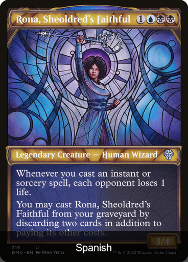 Rona, Sheoldred's Faithful (Showcase) [Spanish]