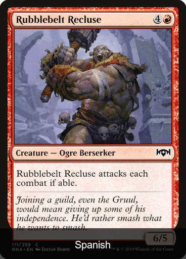 Rubblebelt Recluse [Spanish]