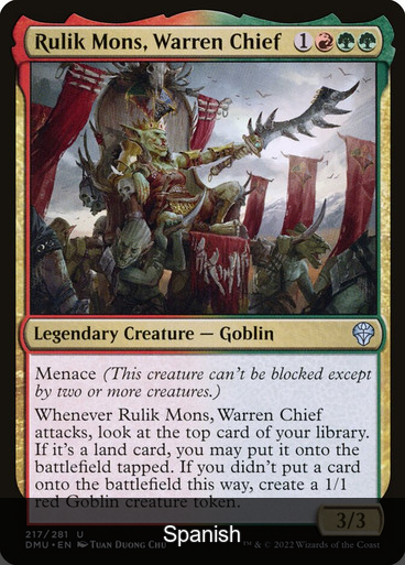 Rulik Mons, Warren Chief [Spanish]
