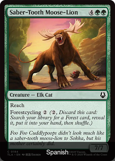 Saber-Tooth Moose-Lion [Spanish]