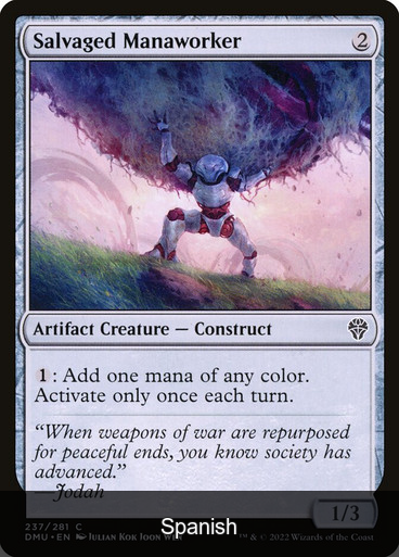 Salvaged Manaworker [Spanish]
