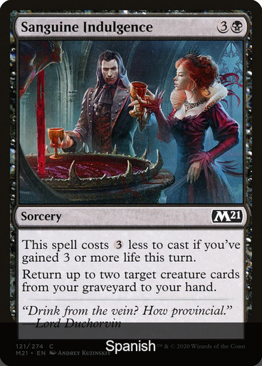 Sanguine Indulgence [Spanish]