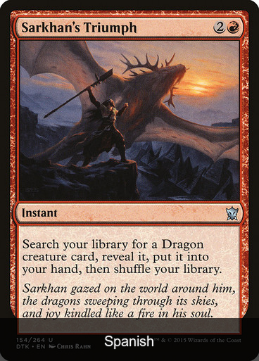 Sarkhan's Triumph [Spanish]