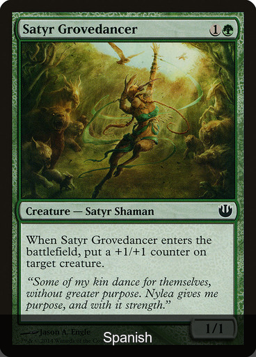Satyr Grovedancer [Spanish]