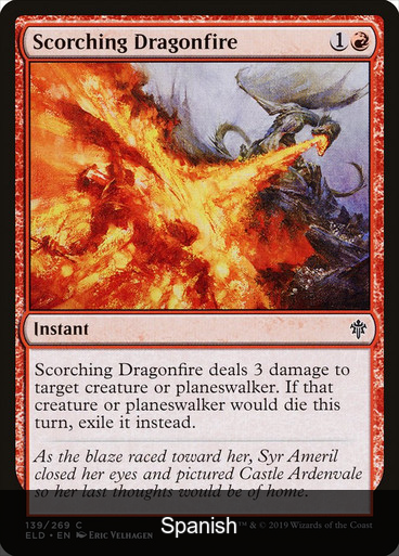 Scorching Dragonfire [Spanish]