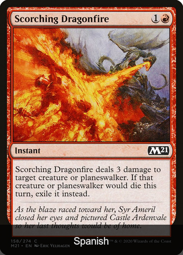 Scorching Dragonfire [Spanish]