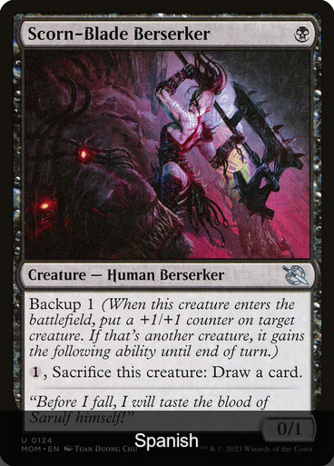 Scorn-Blade Berserker [Spanish]