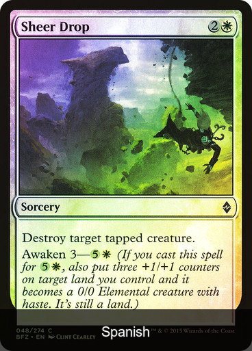 Sheer Drop Foil [Spanish]