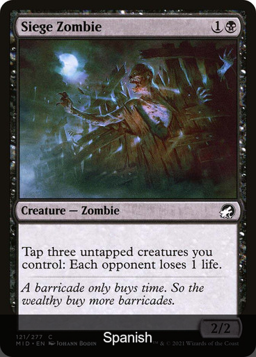 Siege Zombie [Spanish]