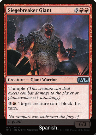 Siegebreaker Giant [Spanish]