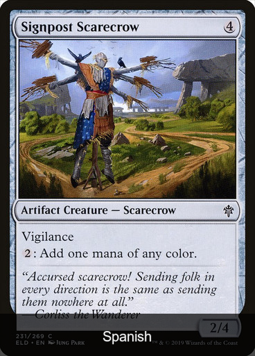 Signpost Scarecrow [Spanish]