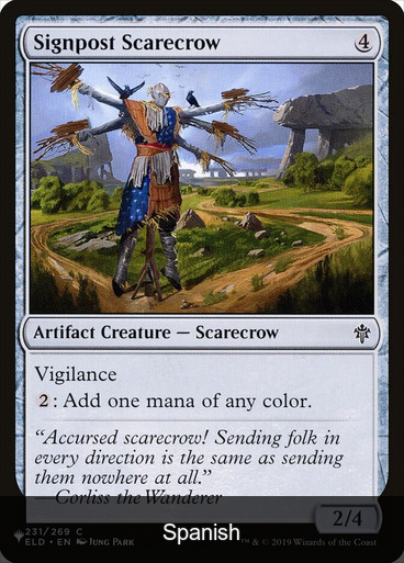 Signpost Scarecrow [Spanish]