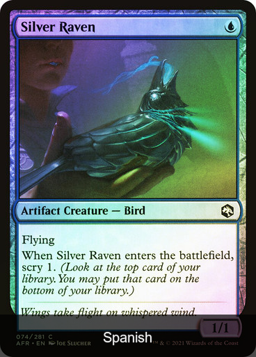 Silver Raven Foil [Spanish]