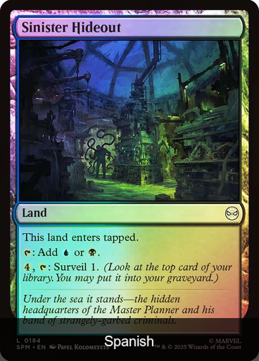 Sinister Hideout Foil [Spanish]