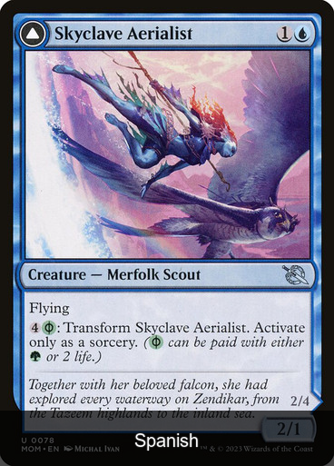 Skyclave Aerialist // Skyclave Invader [Spanish]