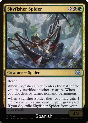 Skyfisher Spider [Spanish]