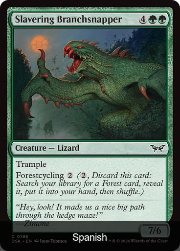 Slavering Branchsnapper [Spanish]