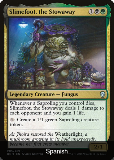 Slimefoot, the Stowaway [Spanish]
