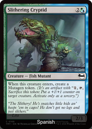 Slithering Cryptid [Spanish]
