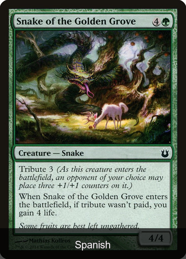 Snake of the Golden Grove [Spanish]