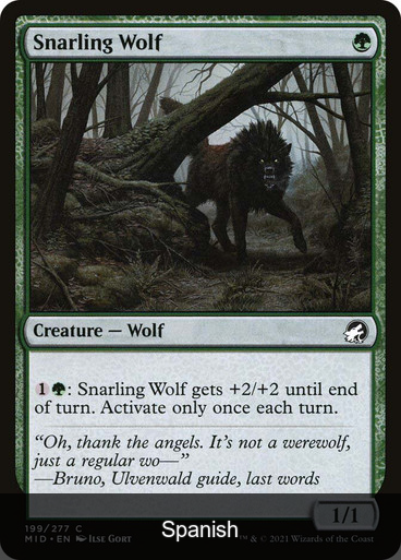 Snarling Wolf [Spanish]