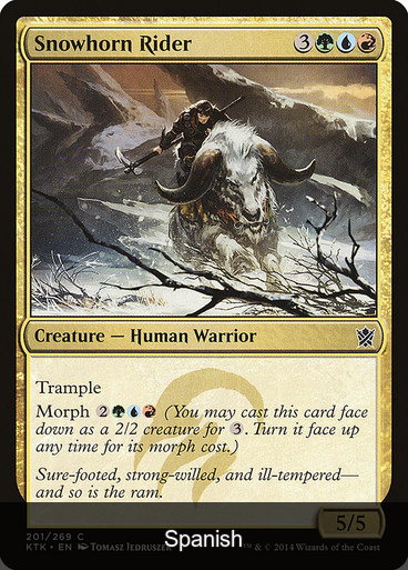 Snowhorn Rider [Spanish]