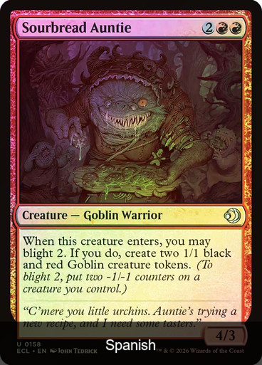 Sourbread Auntie (Default) Foil [Spanish]
