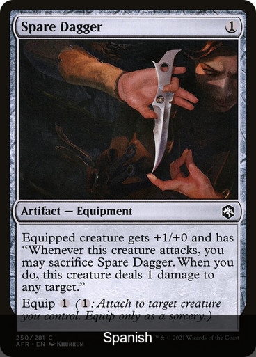Spare Dagger [Spanish]