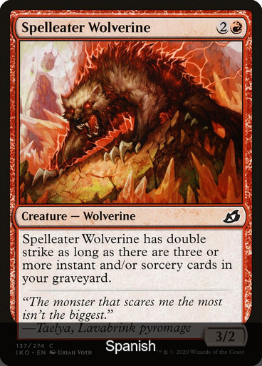 Spelleater Wolverine [Spanish]