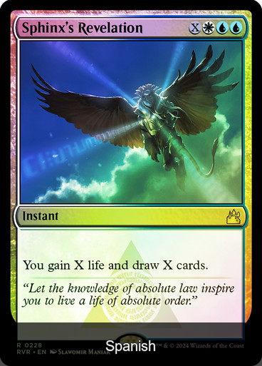 Sphinx's Revelation Foil [Spanish]