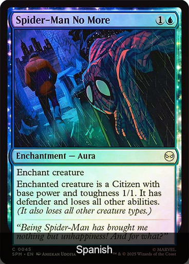 Spider-Man No More Foil [Spanish]