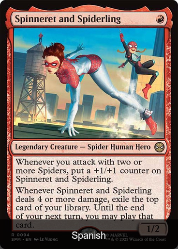 Spinneret and Spiderling [Spanish]