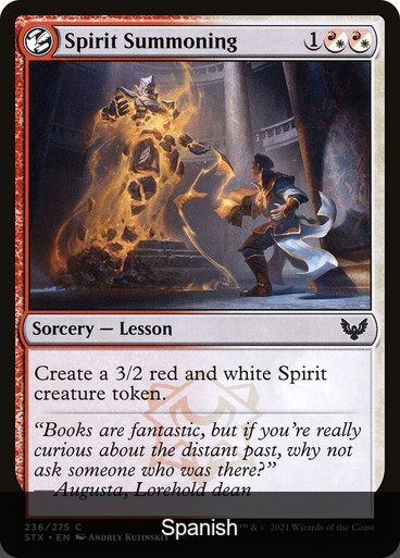 Spirit Summoning [Spanish]