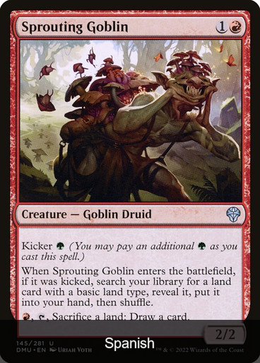 Sprouting Goblin [Spanish]