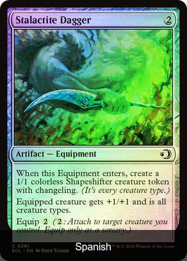 Stalactite Dagger (Default) Foil [Spanish]