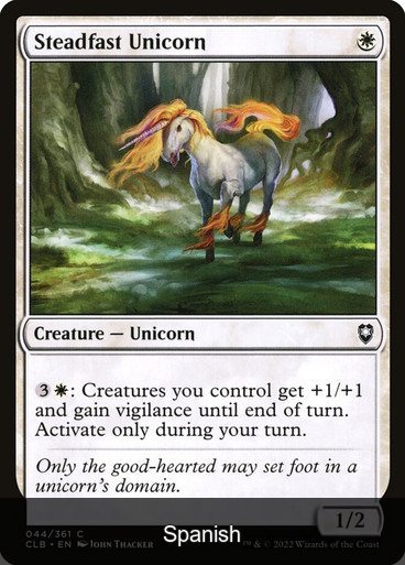 Steadfast Unicorn [Spanish]