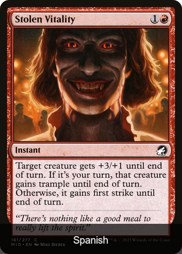 Stolen Vitality [Spanish]