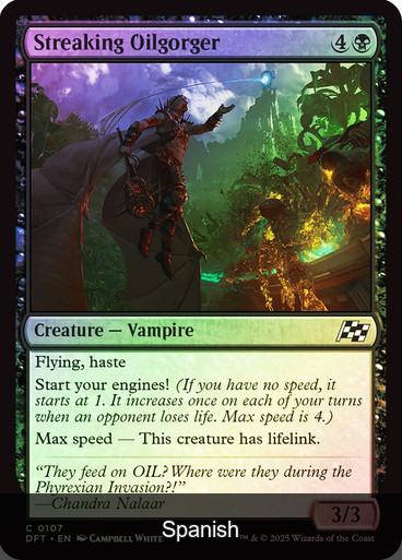 Streaking Oilgorger Foil [Spanish]