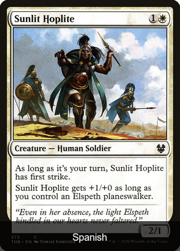 Sunlit Hoplite [Spanish]