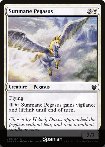 Sunmane Pegasus [Spanish]