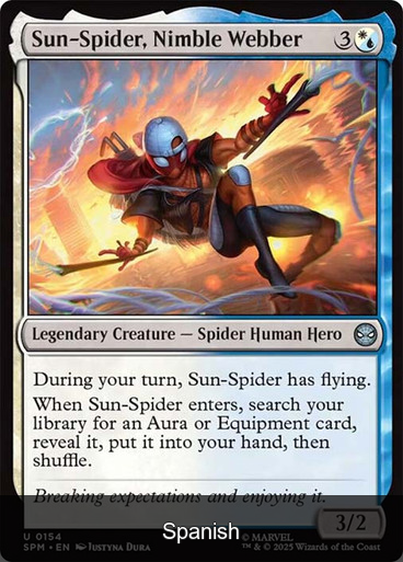 Sun-Spider, Nimble Webber [Spanish]