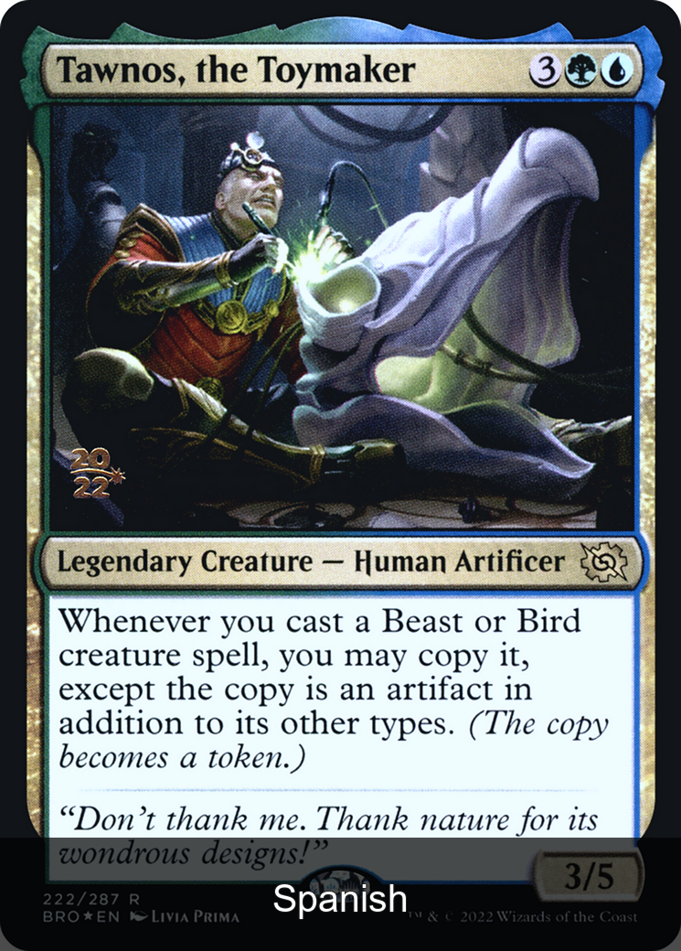 Tawnos, the Toymaker Foil [Spanish]
