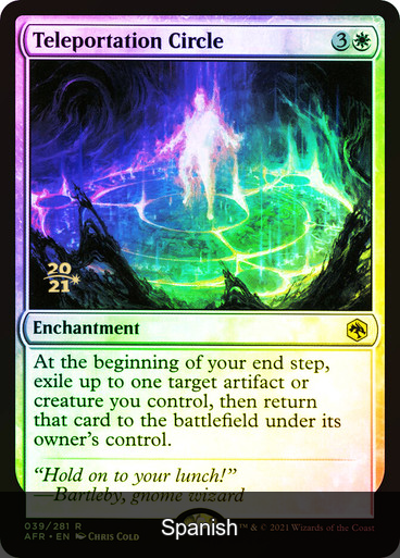 Teleportation Circle (Prerelease) Foil [Spanish]