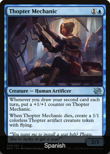 Thopter Mechanic [Spanish]